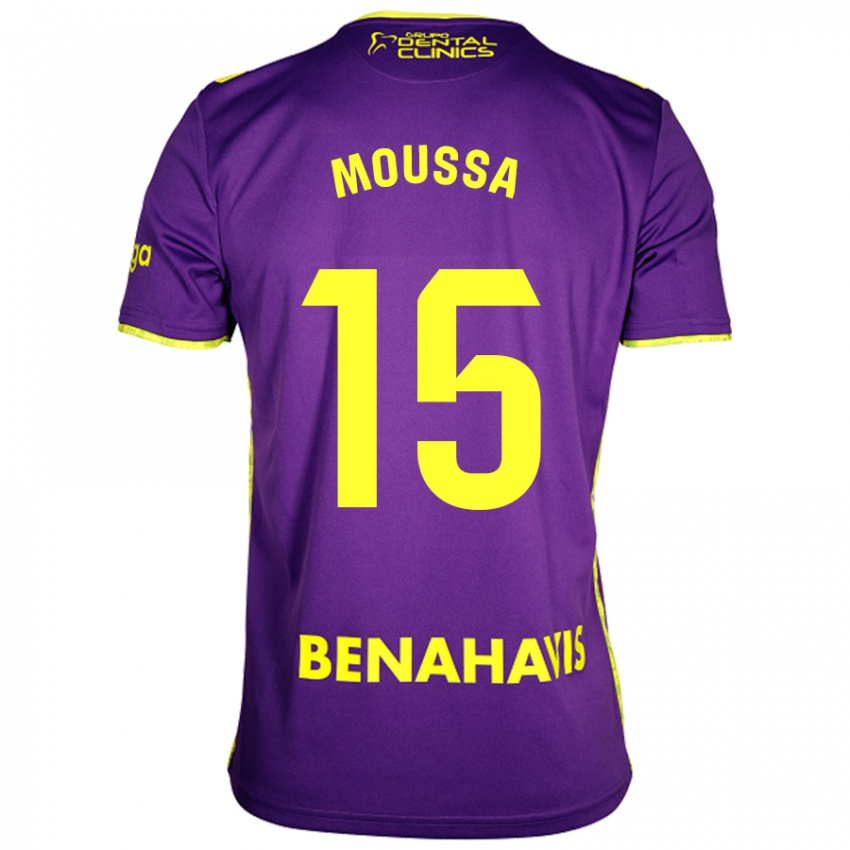 Criança Camisola Moussa Diarra #15 Amarelo Roxo Alternativa 2024/25 Camisa