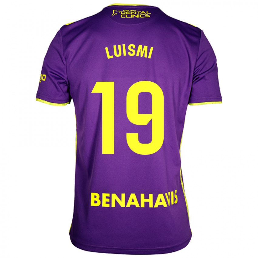 Criança Camisola Luismi Sánchez #19 Amarelo Roxo Alternativa 2024/25 Camisa