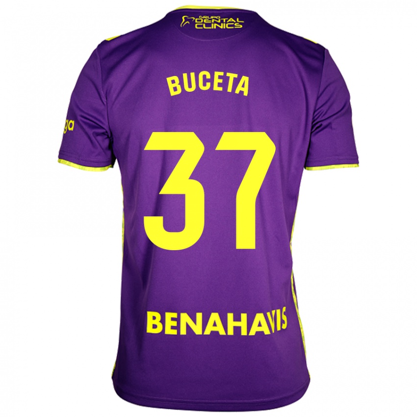 Criança Camisola Ana Buceta #37 Amarelo Roxo Alternativa 2024/25 Camisa