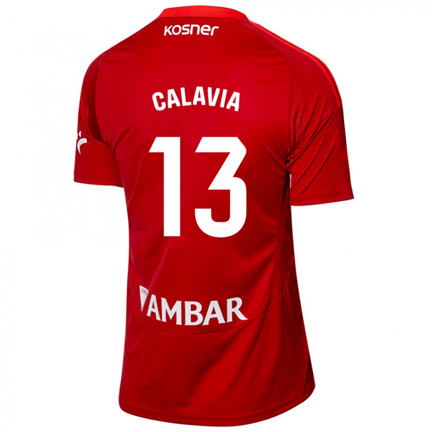 Criança Camisola Carlos Calavia #13 Azul Branco Alternativa 2024/25 Camisa