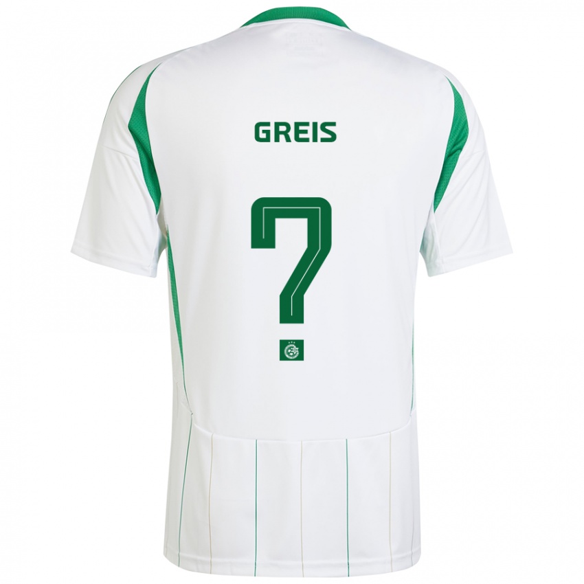 Criança Camisola Nitai Greis #0 Verde Branco Alternativa 2024/25 Camisa