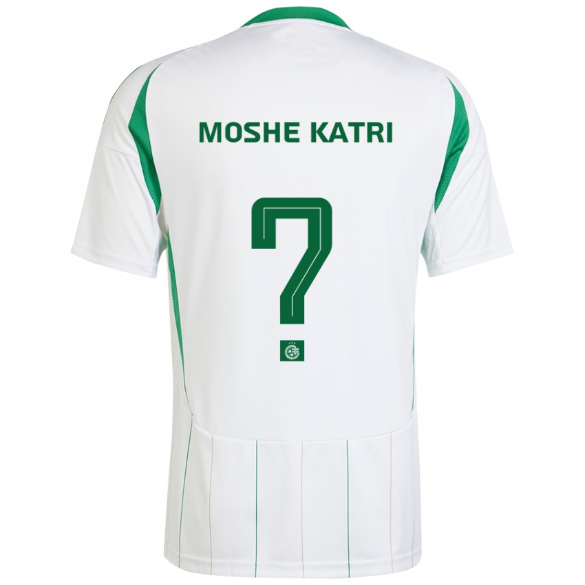 Criança Camisola Roy Moshe Katri #0 Verde Branco Alternativa 2024/25 Camisa