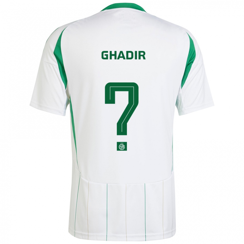 Criança Camisola Mohamad Ghadir #0 Verde Branco Alternativa 2024/25 Camisa