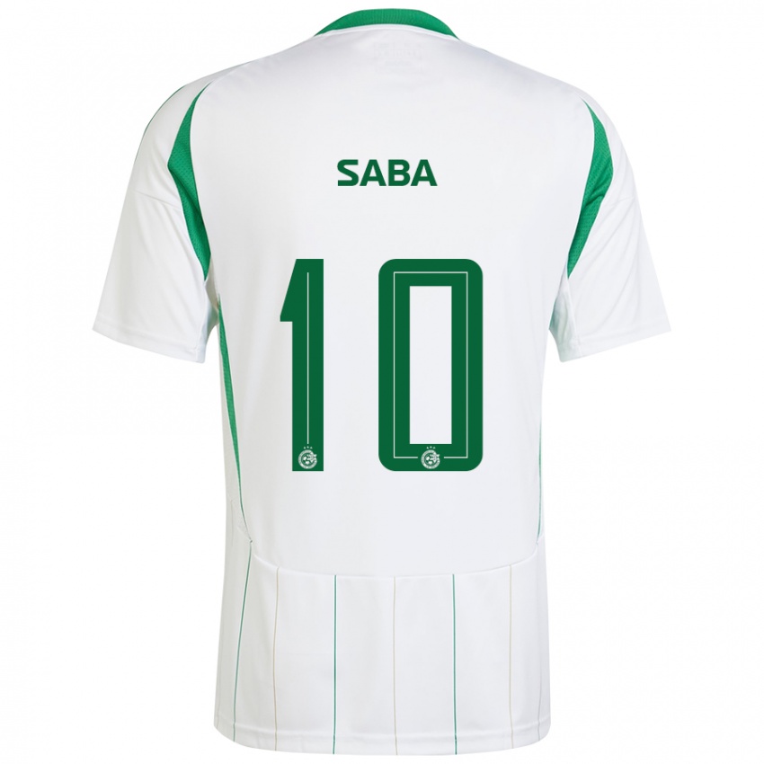 Criança Camisola Dia Saba #10 Verde Branco Alternativa 2024/25 Camisa