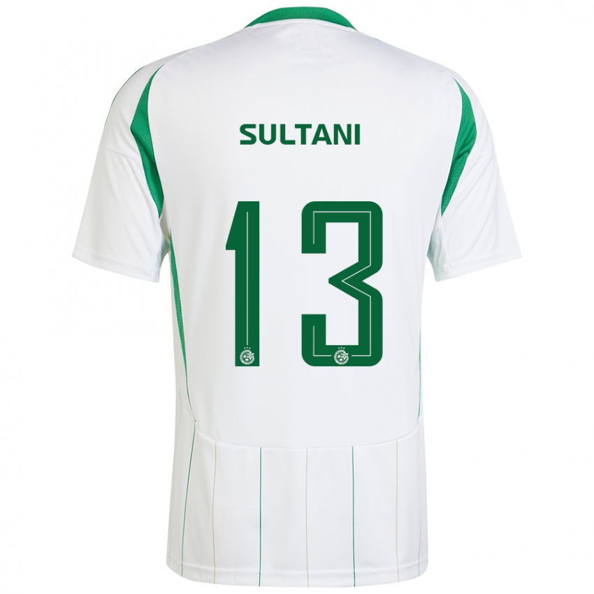 Criança Camisola Tomás Sultani #13 Verde Branco Alternativa 2024/25 Camisa