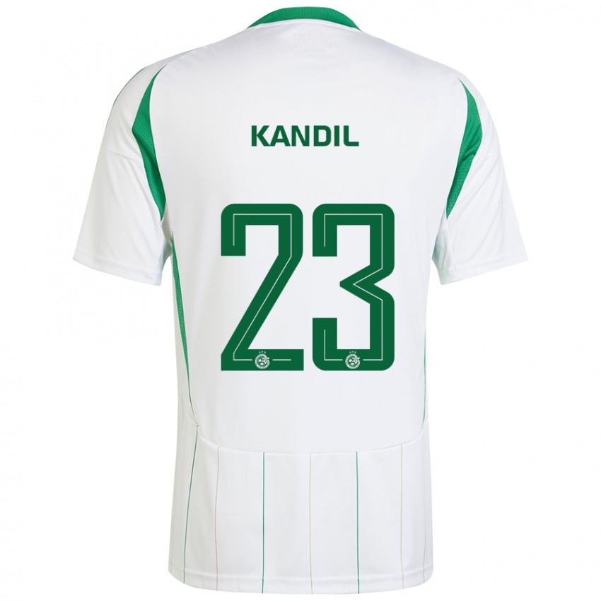 Criança Camisola Maor Kandil #23 Verde Branco Alternativa 2024/25 Camisa