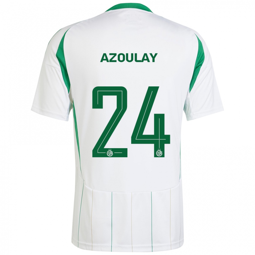 Criança Camisola Ethane Azoulay #24 Verde Branco Alternativa 2024/25 Camisa