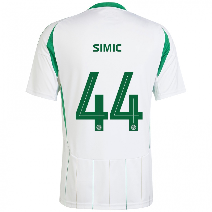 Criança Camisola Lorenco Simic #44 Verde Branco Alternativa 2024/25 Camisa