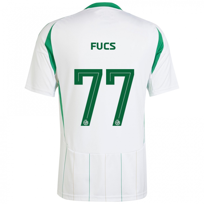 Criança Camisola Roee Fucs #77 Verde Branco Alternativa 2024/25 Camisa