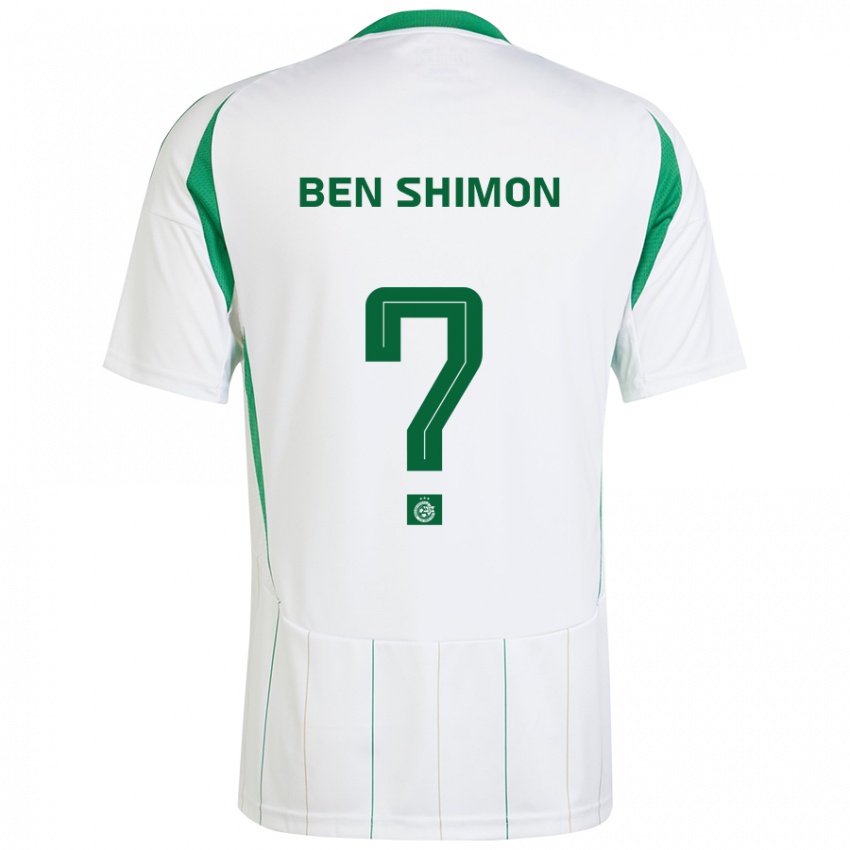 Criança Camisola Elad Ben Shimon #0 Verde Branco Alternativa 2024/25 Camisa