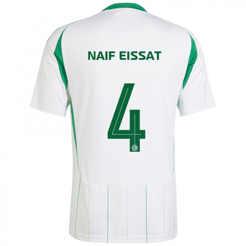 Criança Camisola Lisav Naif Eissat #4 Verde Branco Alternativa 2024/25 Camisa