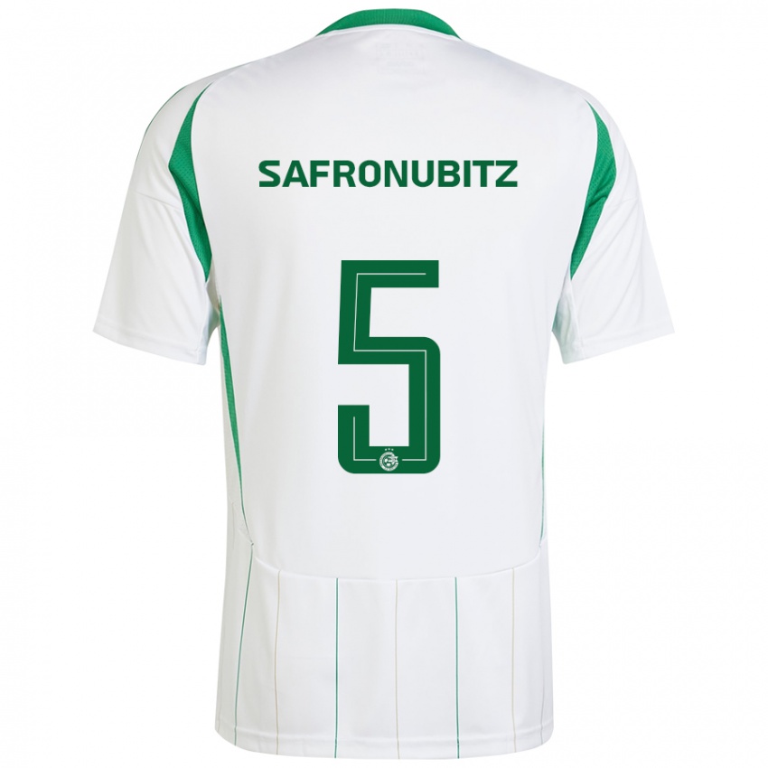 Criança Camisola Dan Safronubitz #5 Verde Branco Alternativa 2024/25 Camisa