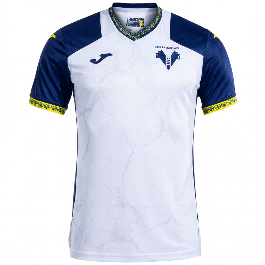 Criança Camisola William Silfver-Ramage #0 Azul Branco Alternativa 2024/25 Camisa