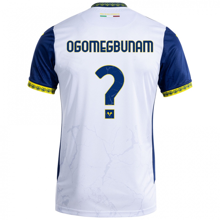 Criança Camisola Izu Ogomegbunam #0 Azul Branco Alternativa 2024/25 Camisa