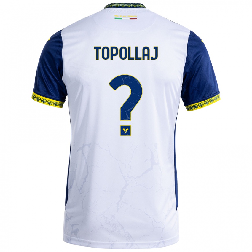 Criança Camisola Mark Topollaj #0 Azul Branco Alternativa 2024/25 Camisa