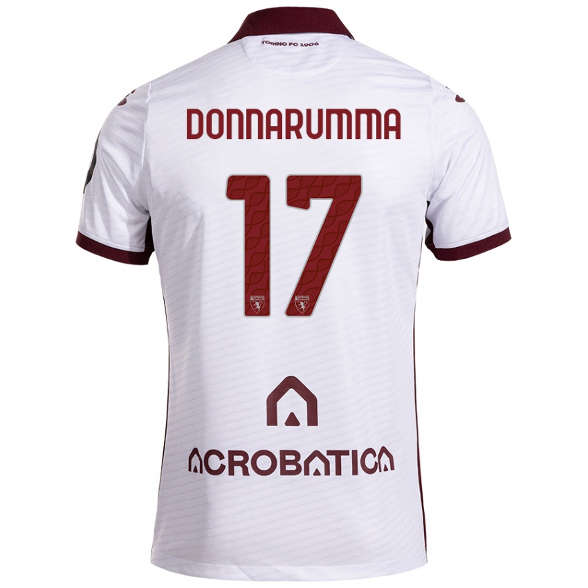 Criança Camisola Antonio Donnarumma #17 Castanho Branco Alternativa 2024/25 Camisa