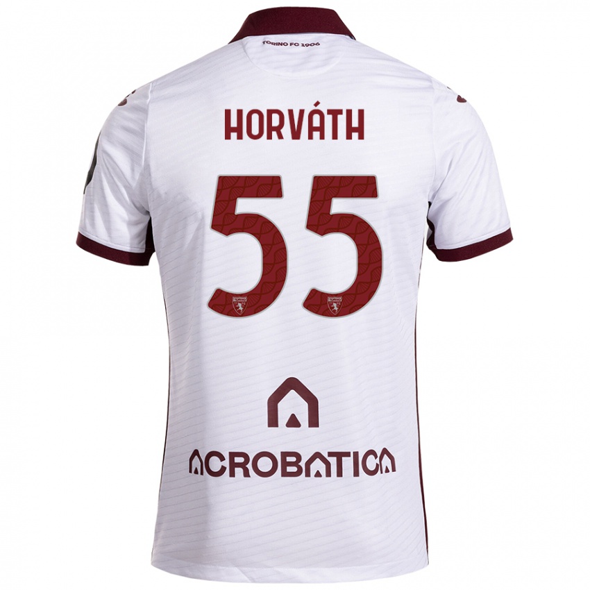 Criança Camisola Krisztofer Horváth #55 Castanho Branco Alternativa 2024/25 Camisa