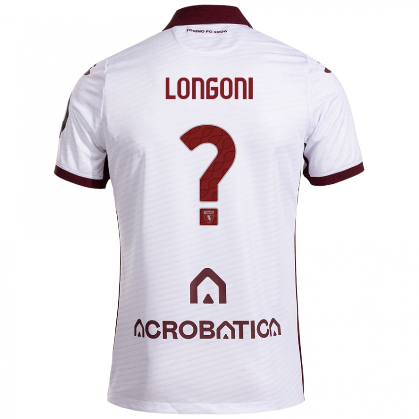 Criança Camisola Marco Longoni #0 Castanho Branco Alternativa 2024/25 Camisa