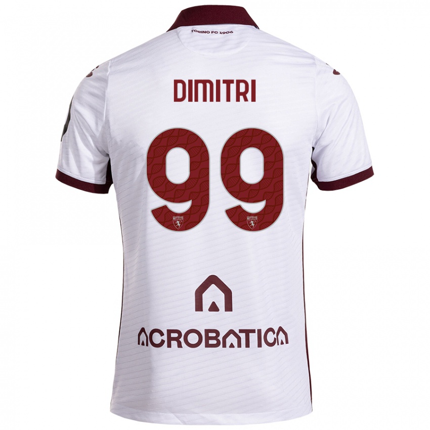 Criança Camisola Matteo Dimitri #99 Castanho Branco Alternativa 2024/25 Camisa