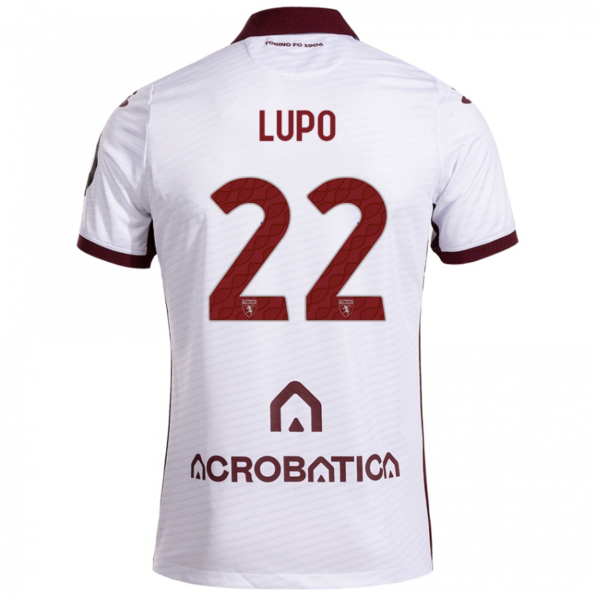 Criança Camisola Enrica Lupo #22 Castanho Branco Alternativa 2024/25 Camisa