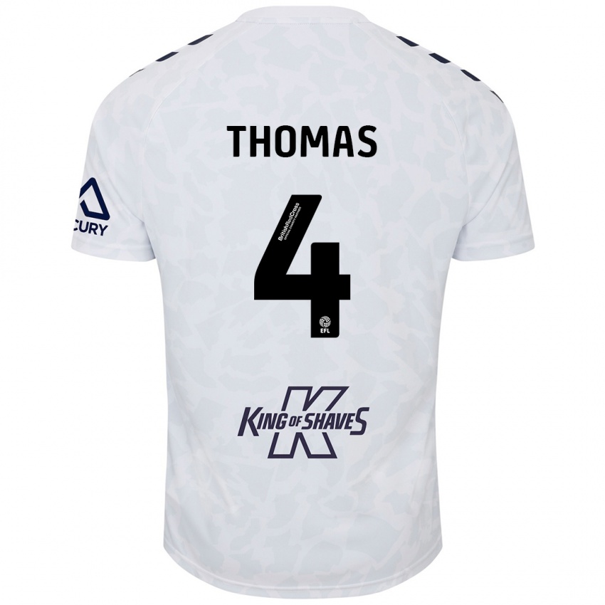 Criança Camisola Bobby Thomas #4 Branco Alternativa 2024/25 Camisa