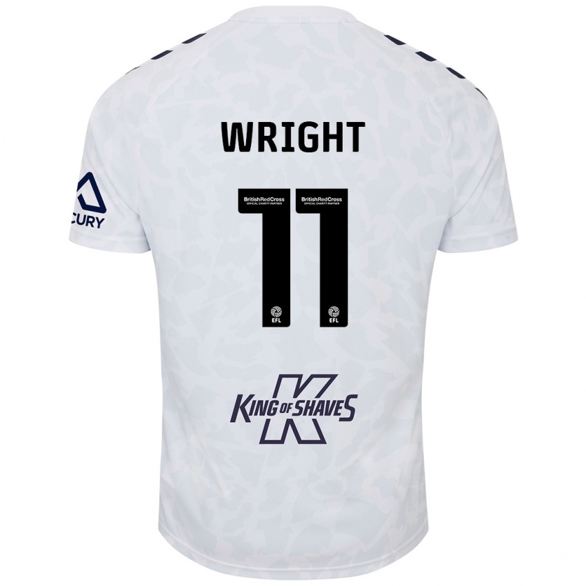 Criança Camisola Haji Wright #11 Branco Alternativa 2024/25 Camisa