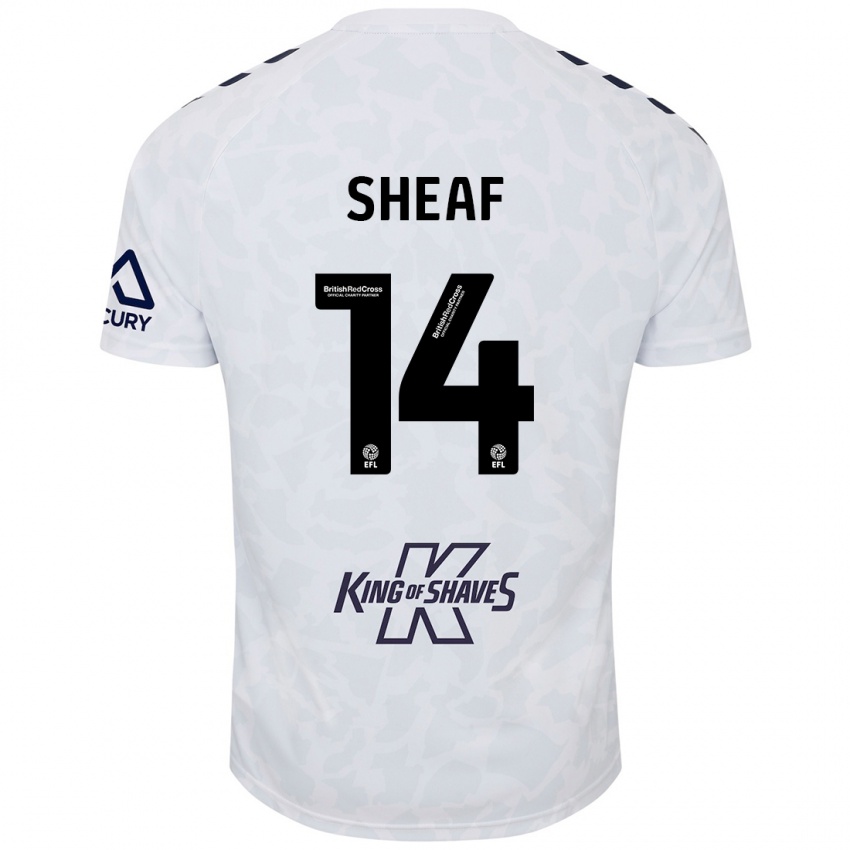 Criança Camisola Ben Sheaf #14 Branco Alternativa 2024/25 Camisa