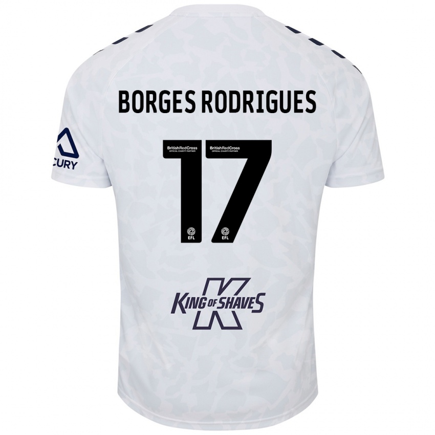 Criança Camisola Raphael Borges Rodrigues #17 Branco Alternativa 2024/25 Camisa