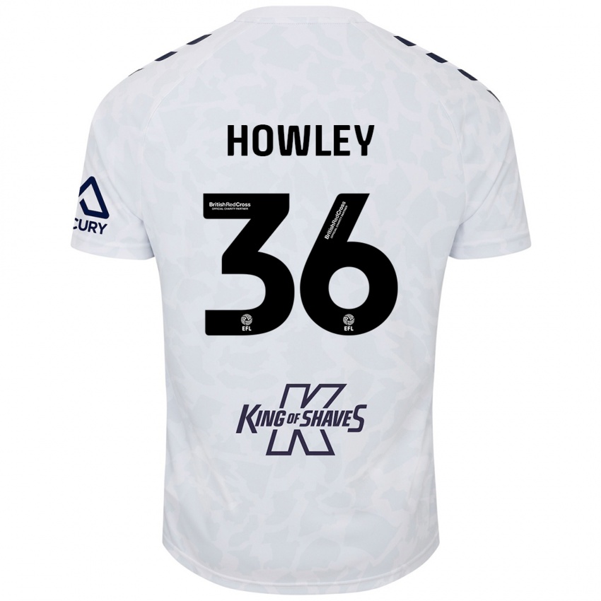 Criança Camisola Ryan Howley #36 Branco Alternativa 2024/25 Camisa