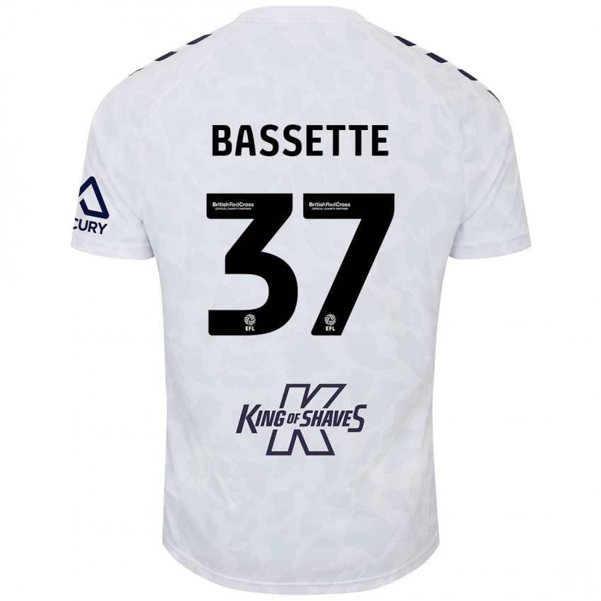 Criança Camisola Norman Bassette #37 Branco Alternativa 2024/25 Camisa