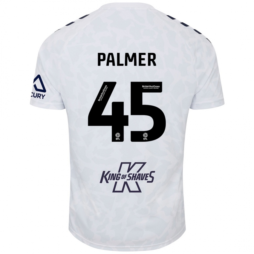 Criança Camisola Kasey Palmer #45 Branco Alternativa 2024/25 Camisa