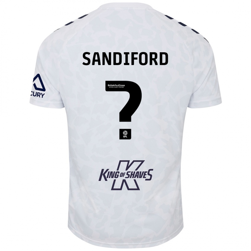 Criança Camisola Greg Sandiford #0 Branco Alternativa 2024/25 Camisa