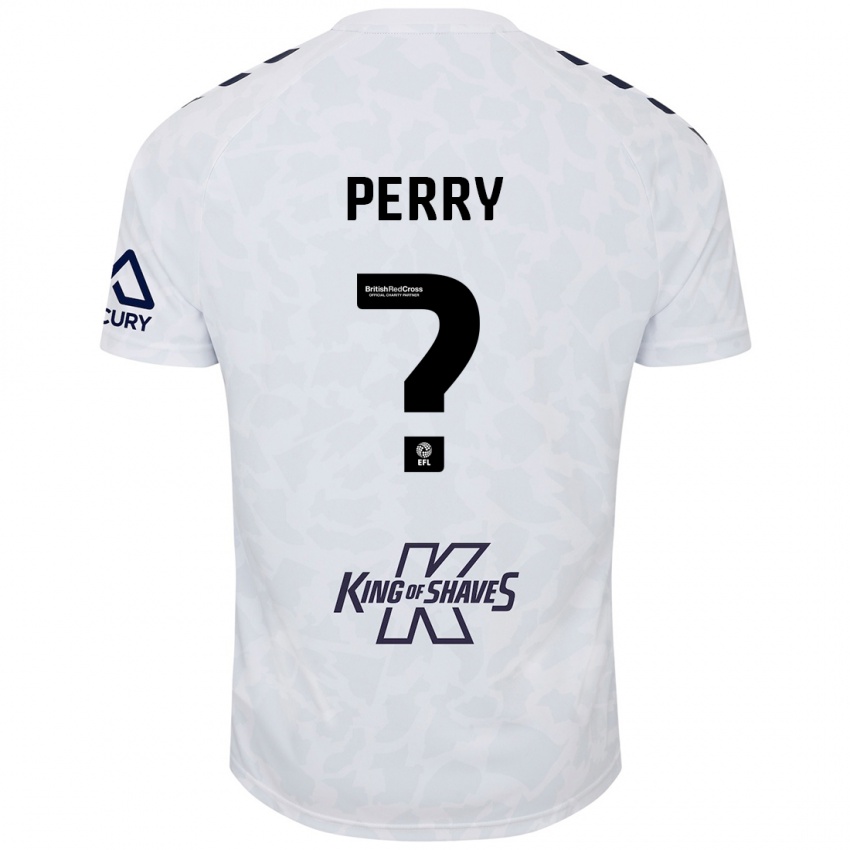 Criança Camisola Callum Perry #0 Branco Alternativa 2024/25 Camisa