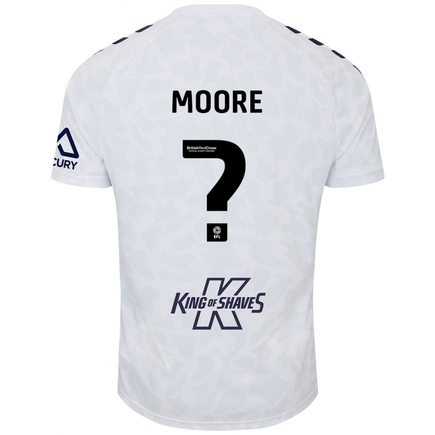 Criança Camisola Isaac Moore #0 Branco Alternativa 2024/25 Camisa