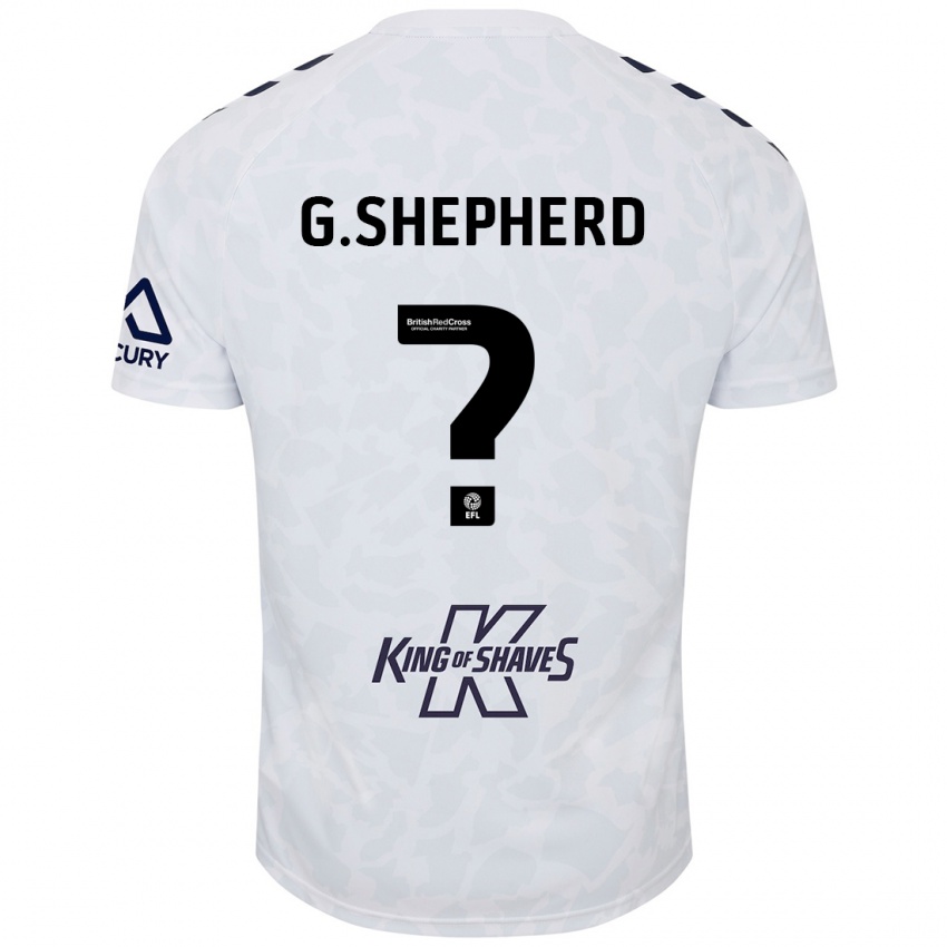 Criança Camisola George Shepherd #0 Branco Alternativa 2024/25 Camisa