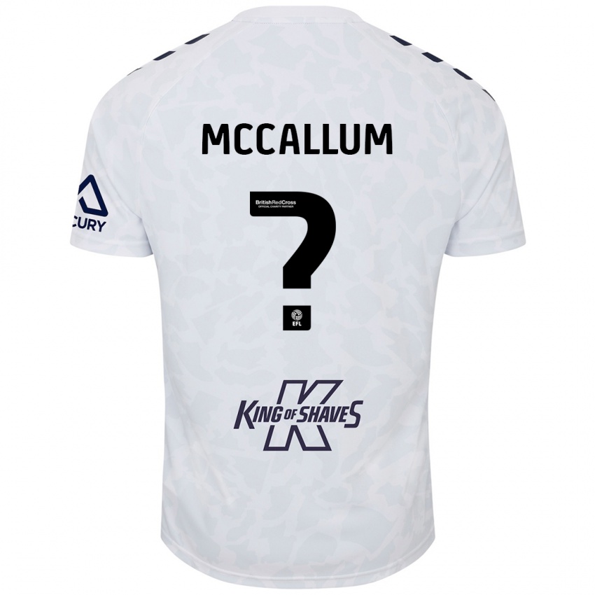 Criança Camisola Joseph Mccallum #0 Branco Alternativa 2024/25 Camisa