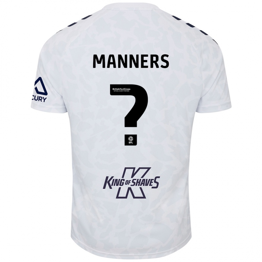 Criança Camisola Charlie Manners #0 Branco Alternativa 2024/25 Camisa