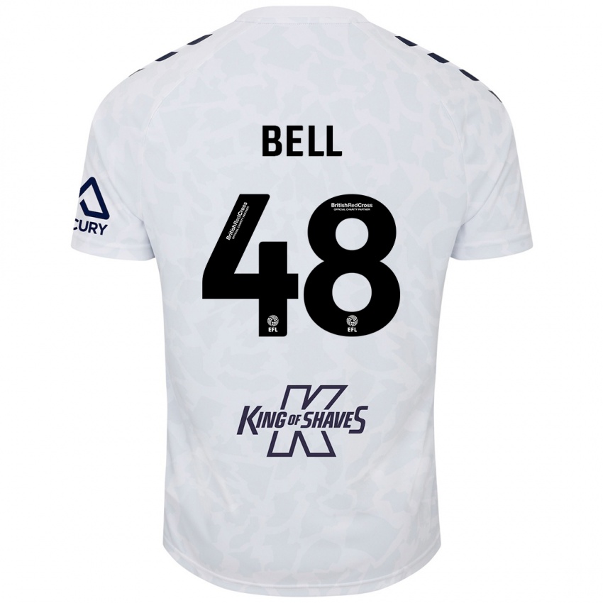 Criança Camisola Luke Bell #48 Branco Alternativa 2024/25 Camisa