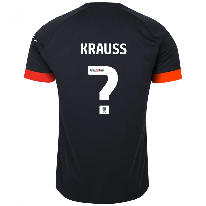 Criança Camisola Tom Krauß #0 Laranja Preto Alternativa 2024/25 Camisa