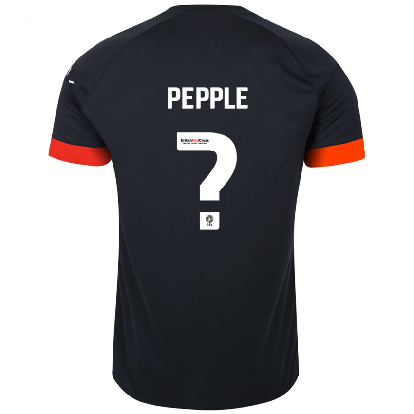 Criança Camisola Aribim Pepple #0 Laranja Preto Alternativa 2024/25 Camisa