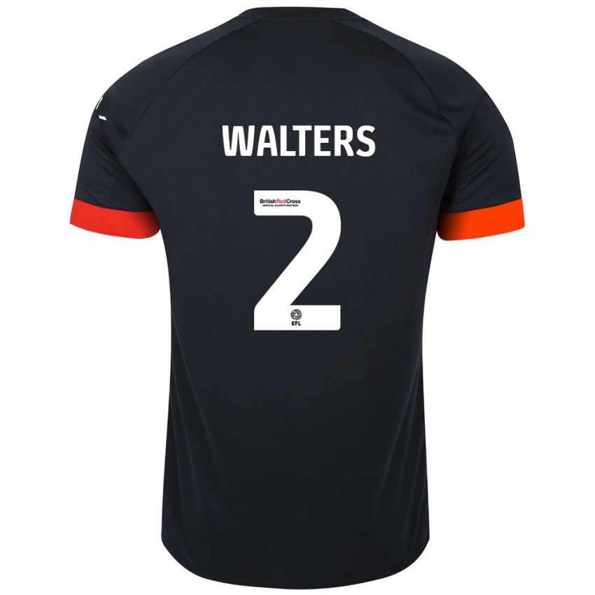 Criança Camisola Reuell Walters #2 Laranja Preto Alternativa 2024/25 Camisa