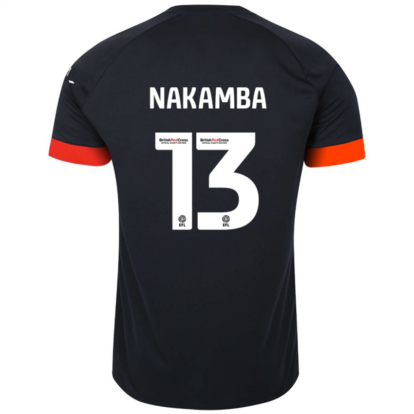 Criança Camisola Marvelous Nakamba #13 Laranja Preto Alternativa 2024/25 Camisa