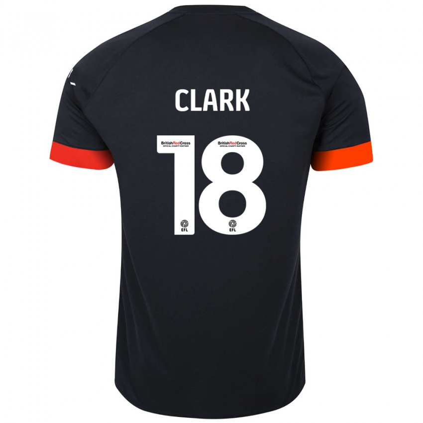 Criança Camisola Jordan Clark #18 Laranja Preto Alternativa 2024/25 Camisa