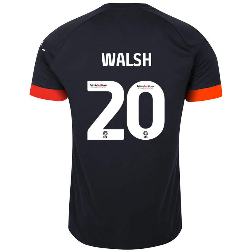 Criança Camisola Liam Walsh #20 Laranja Preto Alternativa 2024/25 Camisa