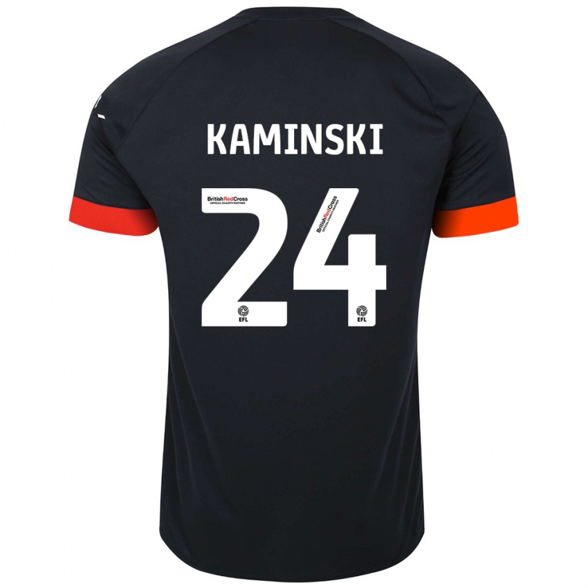 Criança Camisola Thomas Kaminski #24 Laranja Preto Alternativa 2024/25 Camisa