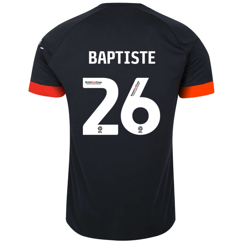 Criança Camisola Shandon Baptiste #26 Laranja Preto Alternativa 2024/25 Camisa