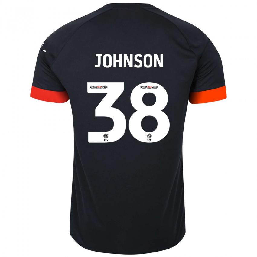 Criança Camisola Joe Johnson #38 Laranja Preto Alternativa 2024/25 Camisa