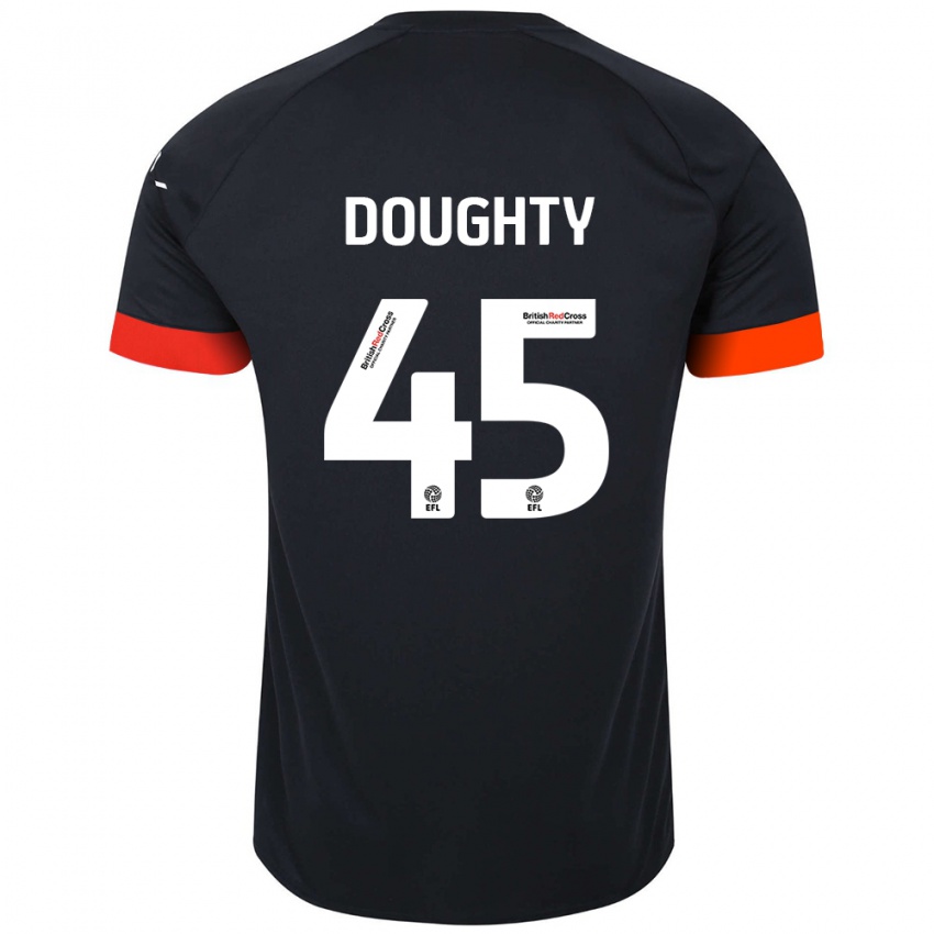 Criança Camisola Alfie Doughty #45 Laranja Preto Alternativa 2024/25 Camisa