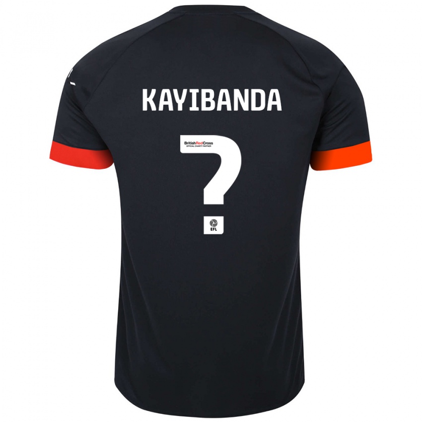 Criança Camisola Claude Kayibanda #0 Laranja Preto Alternativa 2024/25 Camisa