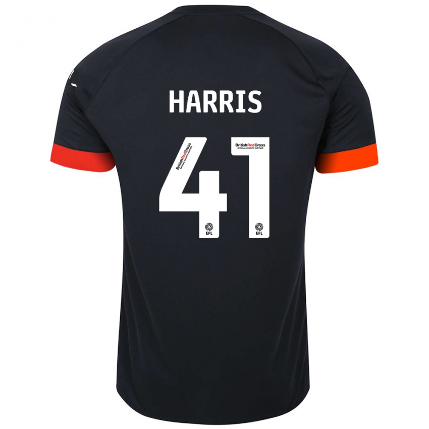 Criança Camisola Taylan Harris #41 Laranja Preto Alternativa 2024/25 Camisa